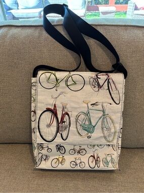 Blue Q "Bicycles" Messenger Bag